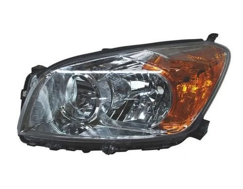 Faro Toyota Rav4 2009-2013 Fondo Cromado Izquierdo