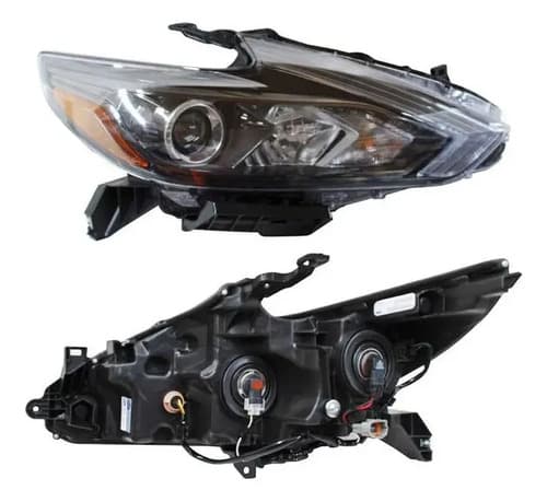 Faro Nissan Altima 2017-2018 Fondo Negro Derecho