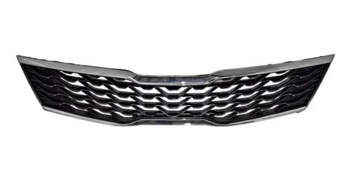 Parrilla Para Kia Optima 2019-2021 Gris Oscuro Filo Cromado