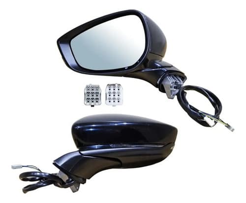 Espejo Mazda 3 2019-2026 Electrico Para Pintarar Con Direccional Con Memoria Con Desempañante Izquierdo