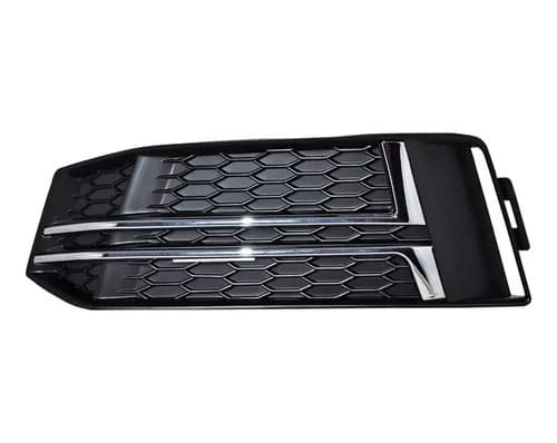 Parrilla Audi A4 2017-2019 Filo Cromado Sin Faro Niebla Izquierda