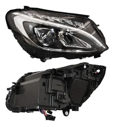 Faro Mercedes benz Clase C 2015-2018 Electrico Con Motor Leds Derecho