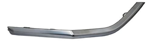 Moldura Defensa Para Hyundai Santa Fe 2019-2020 Plata Trasera Izquierda