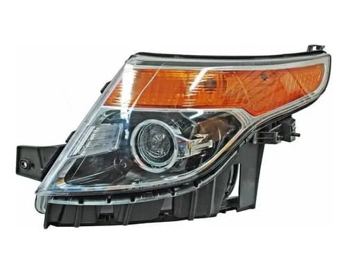 Faro Ford Explorer 2011-2015 Filo Cromado Izquierdo