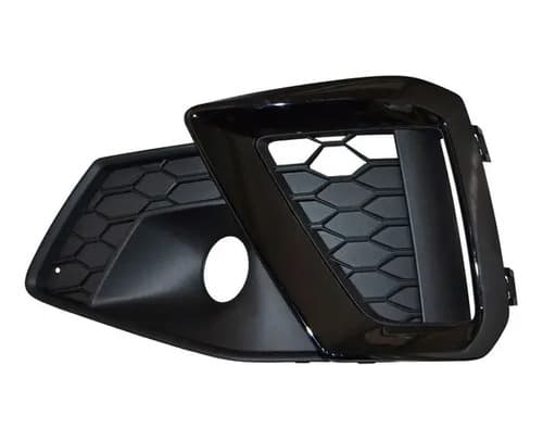 Parrilla Audi A4 S Line 2020-2021 Negra Para Faro Niebla Izquierda