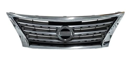 Parrilla Nissan Sentra 2013-2016 Negra Filo Cromado