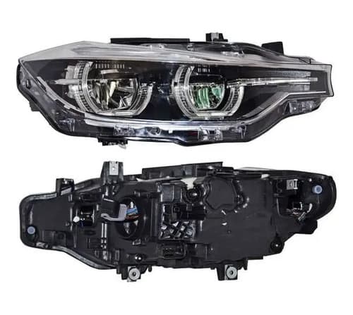 Par Faros Bmw Serie 3 2016 2017 2018 2019 Leds C/Motor