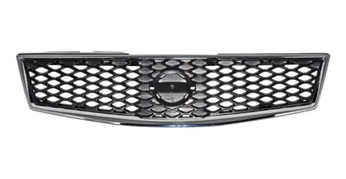 Parrilla Nissan Sentra Sport 2007-2012 Negra Filo Cromado