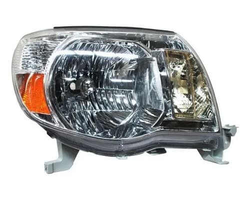 Faro Toyota Tacoma 2005-2008 Fondo Cromado Derecho