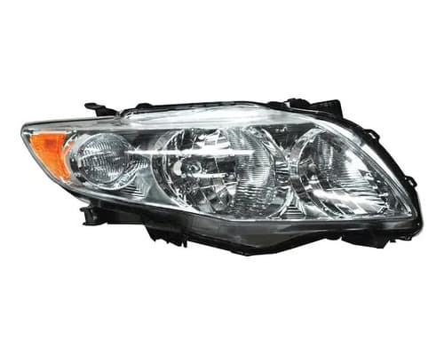 Faro Toyota Corolla 2009-2010 Fondo Cromado Derecho