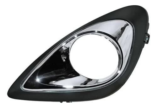Parrilla Nissan March 2014-2020 Para Faro Niebla Con Cromo Izquierda
