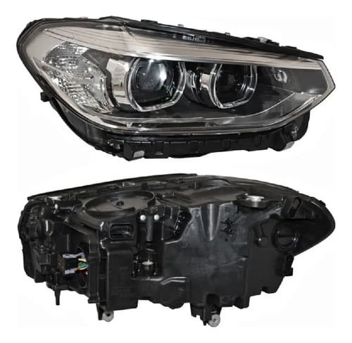 faro Bmw X3 2018-2021 Con Motor Con Lupa Leds Derecho