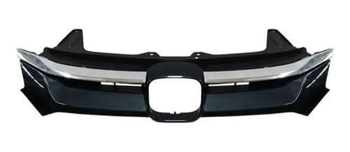 Parrilla Honda Crv 2015-2016 Negra Superior Con Moldura Cromada
