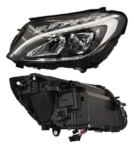Faro Mercedes benz Clase C 2015-2018 Electrico Con Motor Leds Izquierdo