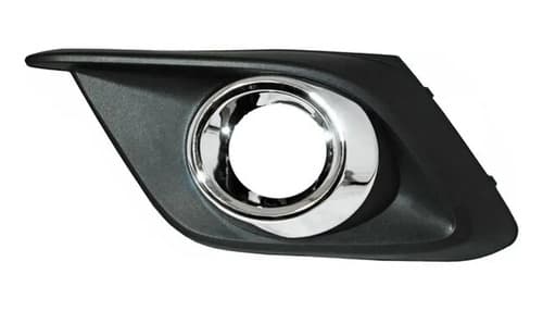 Parrilla Mazda 3 2014-2016 Con Moldura Cromada Para Faro Niebla Izquierda