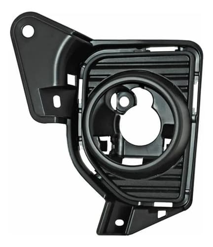 Parrilla Toyota Hiace Chasis Largo 15 Pasajeros 2014-2019 Negra Para Faro Niebla Izquierda