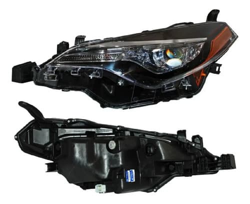 Faro Toyota Corolla 2017-2019 Base/ Con Le Leds Izquierdo