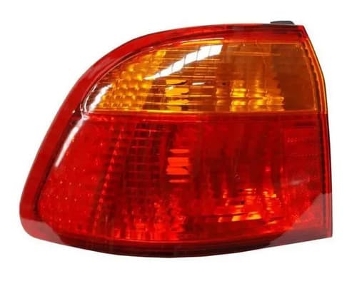 Calavera Honda Civic 1999-2000 4P Rojo/Ambar Exterior Sin Arnes Izquierda