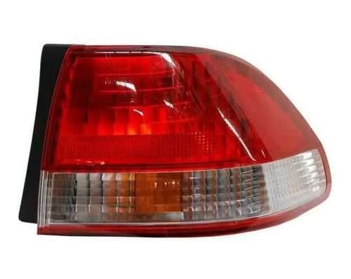 Calavera Honda Accord 2001-2002 4P Rojo/Blanco Exterior Derecha