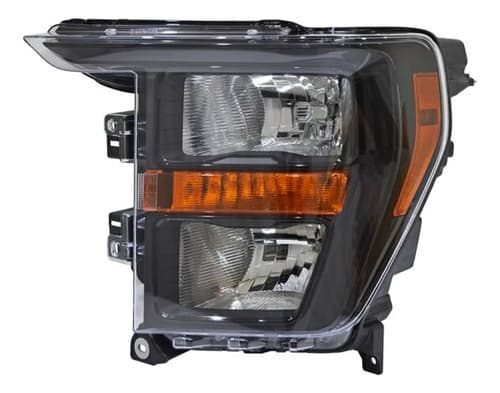 Faro Ford F-150 2021-2023 Fondo Negro Izquierdo