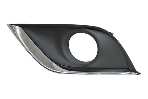Parrilla Nissan Versa 2015-2019 Para Faro Niebla Con Moldura Cromada Izquierda