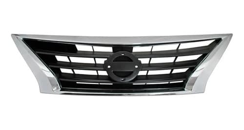 Parrilla Nissan Versa 2015-2019 Filo Cromado