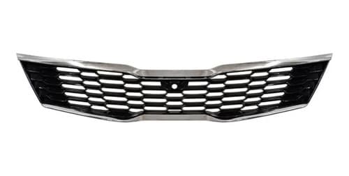 Parrilla Para Kia Optima 2019-2021 Con Hoyo Camara Negra Filo Cromado