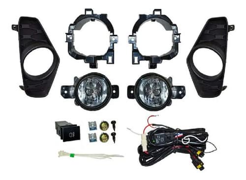 Faro Niebla Nissan Pu Np300/ Frontier 2021-2022 Redondo Con Parrilla Juego