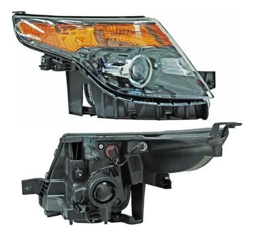 Faro Ford Explorer 2011-2015 Filo Negro Derecho