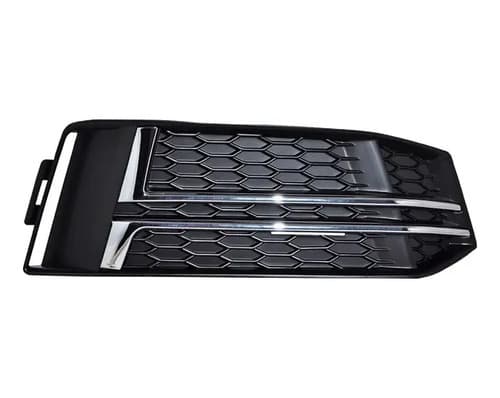 Parrilla Audi A4 2017-2019 Filo Cromado Sin Faro Niebla Derecha