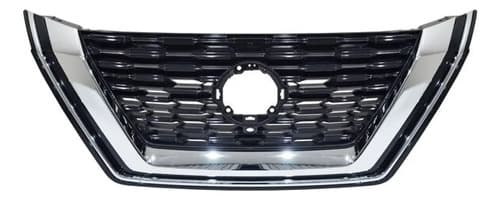 Parrilla Nissan Xtrail 2023 Rogue 2021-2023 Solo Usa Con Moldura Cromada Con Hoyo Para Camara