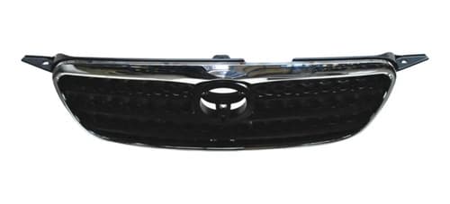 Parrilla Toyota Corolla 2005-2008 Negra Con Moldura Cromada