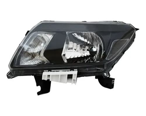 Faro Nissan Pu Np300/ Frontier 2016-2020 Fondo Negro Derecho