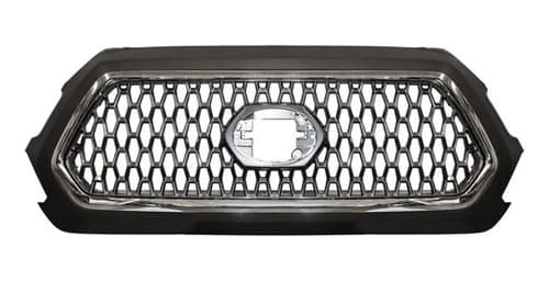 Parrilla Toyota Tacoma Sport 2018-2019 Negra Con Filo Cromado