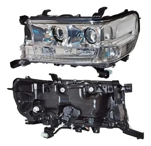 Faro Toyota Land Cruiser 2017-2020 Leds Electrico Con Motor Izquierdo