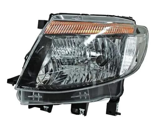 Faro Ford Ranger 2013-2016 Fondo Negro Izquierdo