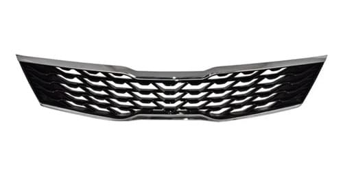 Parrilla Para Kia Optima 2019-2021 Sin Hoyo Camara Negra Filo Cromado