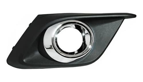 Parrilla Mazda 3 2014-2016 Con Moldura Cromada Para Faro Niebla Derecha