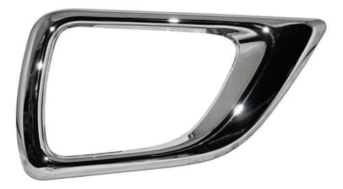 Moldura Parrilla Nissan Np300/ Frontier 2016-2020 Cromada Para Faro Niebla Derecha