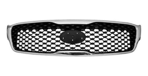 Parrilla Para Kia Sorento 2016-2018 Con Moldura Cromada