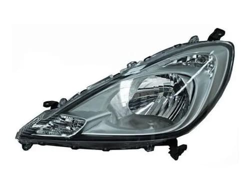 Faro Honda Fit 2013-2014 Fondo Cromado Izquierdo