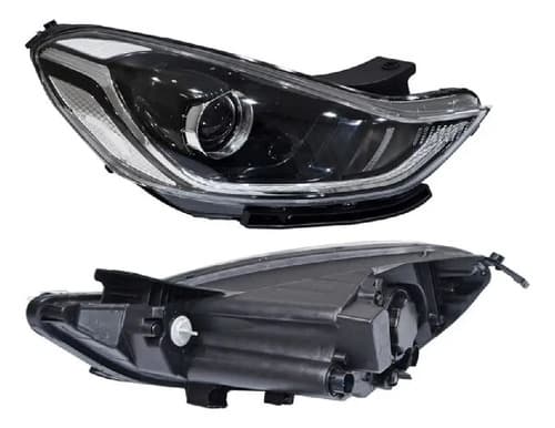 Faro Para Hyundai Grand I10 2021-2025 Con Lupa Con Motor Derecho