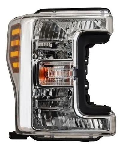 Faro Ford Super Duty 2017-2019 Reflejante Ambar Humo Derecho