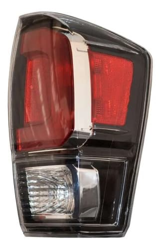 Calavera Toyota Tacoma 2020-2022 Filo Negro/Cromado Derecha