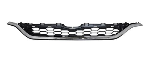 Parrilla Honda Crv 2015-2016 Negra Inferior Con Moldura Cromada