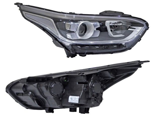 Faro Para Kia Forte Ex 2019-2021 Con Luz De Dia Derecha
