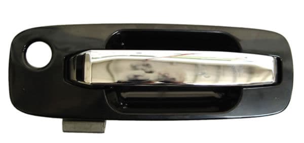 Manija Exterior Nissan Xtrail 2002-2007 Cromada/ Negra Delantera Plastico Izquierda