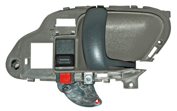 Manija Interior Chevrolet Cheyenne/Silverado/ Chevrolet Sububurban/Chevrolet Blazer/Gmc Yukon/Chevrolet Tahoe/Cadillac Escalade 1995-1999/ Kodiak 2002-2009 Gris Plastico Derecha