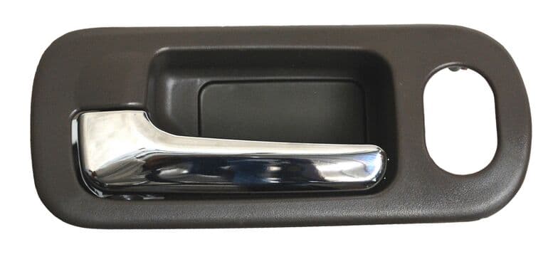 Manija Interior Honda Civic 2001-2005 Cafe/ Cromo Con Hoyo Para Seguro Delantera Plastico Izquierda