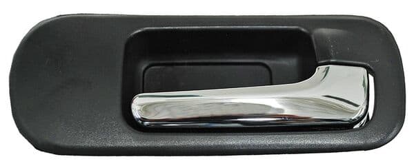 Manija Interior Honda Civic 2001-2005 Negra/ Cromo Sin Hoyo Para Seguro Delantera Plastico Derecha